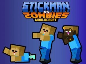 Stickman vs Zombies WorldCraft: Action Platformer