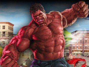Red Monster Superhero Game