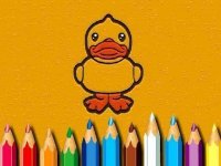 Duck Coloring Art Activity