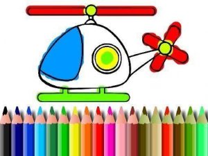 BTS Helicopter Coloring Online Game