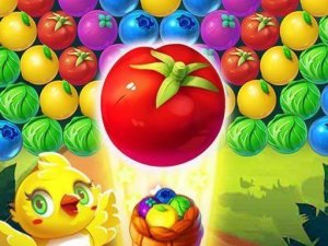 Fruit Bubble Match Puzzle