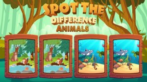 Spot the Difference Animals - Puzzle Game - Ludoryx free online game